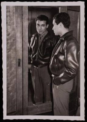 Ibrahim Kazoz in Front of a Mirror, 16 January 1965
