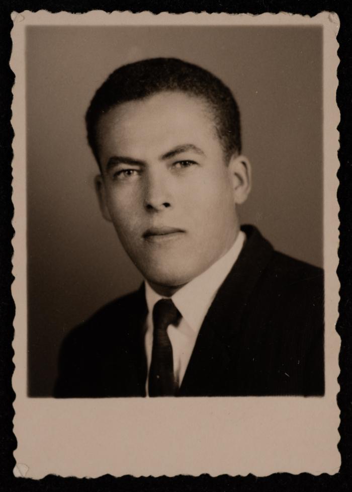 A Portrait of Idris Abbas Gifted to Ali Fodeh, Ramallah, 4 March 1967 