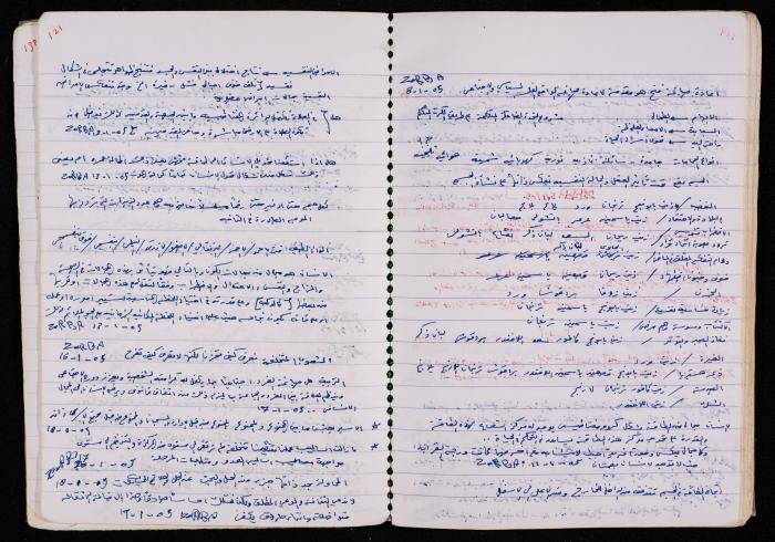 دفتر للأسير محمد ناصر، 1999