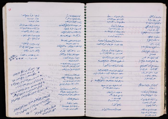 دفتر للأسير محمد ناصر، 1999