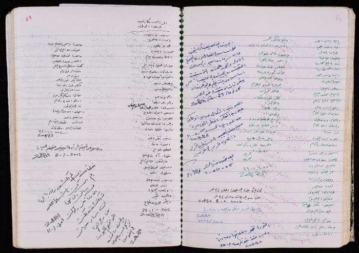 دفتر للأسير محمد ناصر، 1999