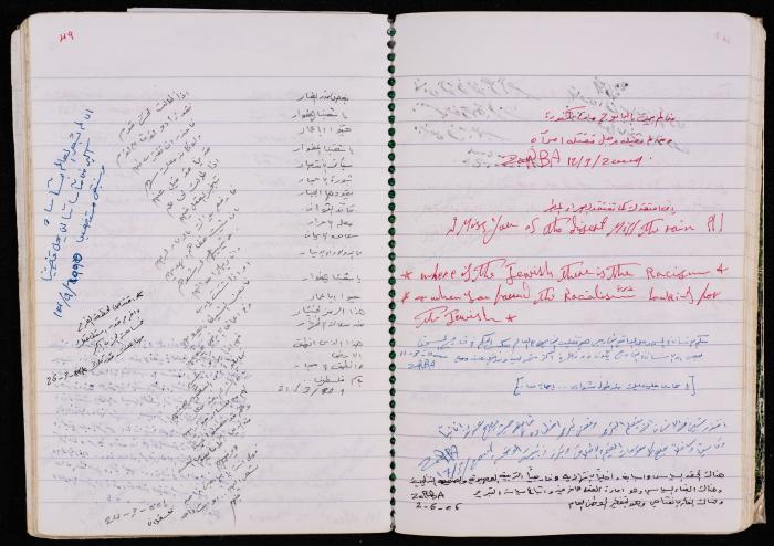 دفتر للأسير محمد ناصر، 1999