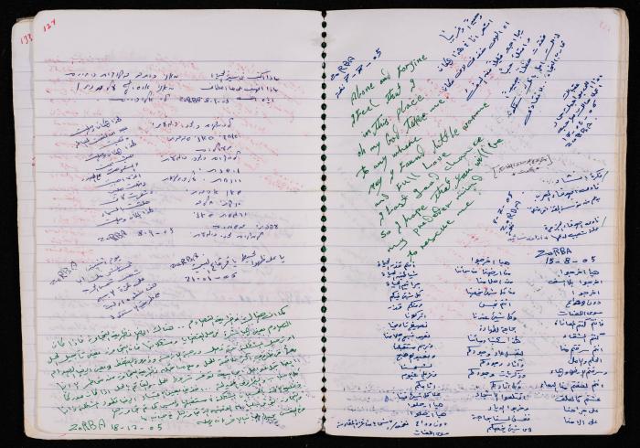 دفتر للأسير محمد ناصر، 1999