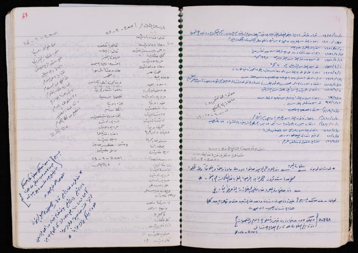 دفتر للأسير محمد ناصر، 1999