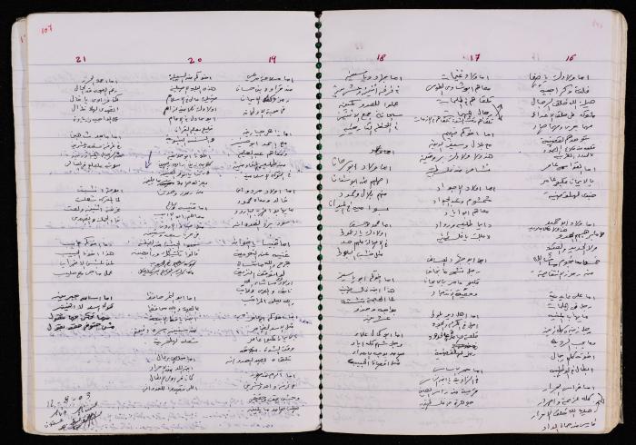 دفتر للأسير محمد ناصر، 1999