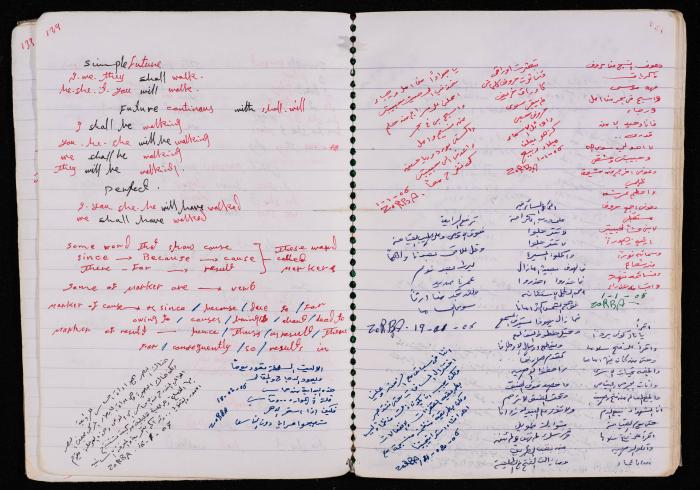 دفتر للأسير محمد ناصر، 1999