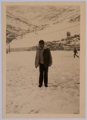 صورة شخصية لسعادة بصول، جبل الشيخ