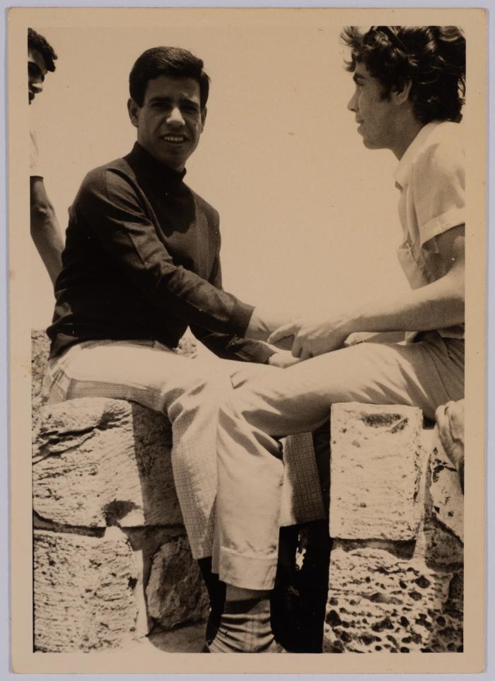 A Photograph of Saade Busool with Friend Yacoub Yacoub, Jerusalem 