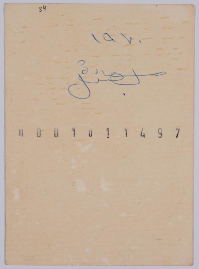 A Photograph of Saadeah Bsoul, Reineh, 1970