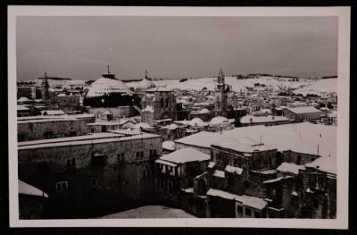 The Church of the Holy Sepulchre, a Photograph by Yousef Albina, the 1920s-30s

