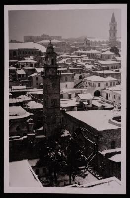 The Old City in Jerusalem, a Photograph by Yousef Albina, the 1920s-30s
