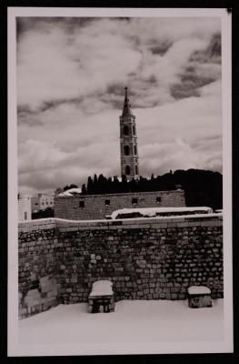The Lutheran Church of the Redeemer in Jerusalem, a Photograph by Yousef Albina, the 1920s-30s
