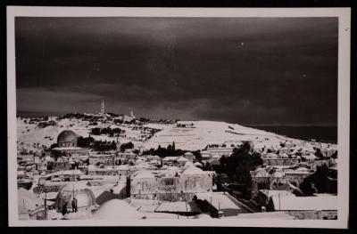The Dome of the Rock and the al-Aqsa Mosque, Taken by Yousef Albina, 1920s -1930s