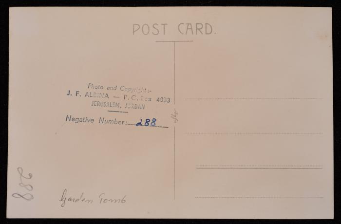 صورة  لقبر البستان في مدينة القدس، تصوير يوسف البينا، عشرينيات وثلاثتينات القرن الماضي