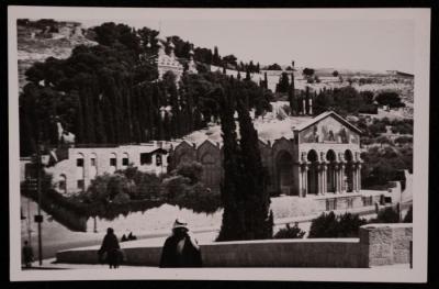 A Photograph of the Church of the Agony in Jerusalem, by Yousef Albina, the 1920s -30s 
