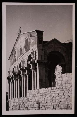 A Photograph of the Church of the Agony in Jerusalem, by Yousef Albina, the 1920s -30s 
