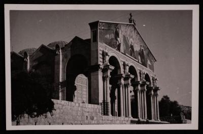 A Photograph of the Church of the Agony in Jerusalem, by Yousef Albina, the 1920s -30s 
