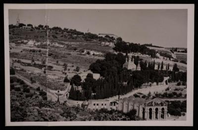 A Photograph of the Church of the Agony in Jerusalem, by Yousef Albina, the 1920s -30s