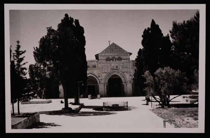 A Photograph of al-Aqsa Mosque in Jerusalem, by Yousef Albina, the 1920s -30s