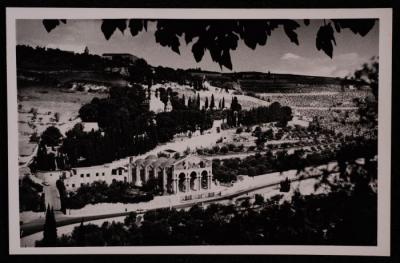 A Photograph of the Church of the Agony in Jerusalem, by Yousef Albina, the 1920s -30s