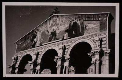 A Photograph of the Church of the Agony in Jerusalem, by Yousef Albina, the 1920s -30s 