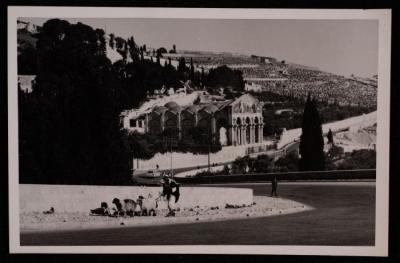 A Photograph of the Church of the Agony in Jerusalem, by Yousef Albina, the 1920s -30s 