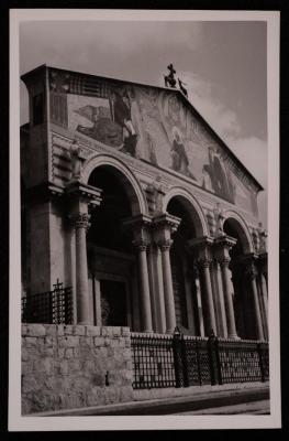 A Photograph of the Church of the Agony in Jerusalem, by Yousef Albina, the 1920s -30s 