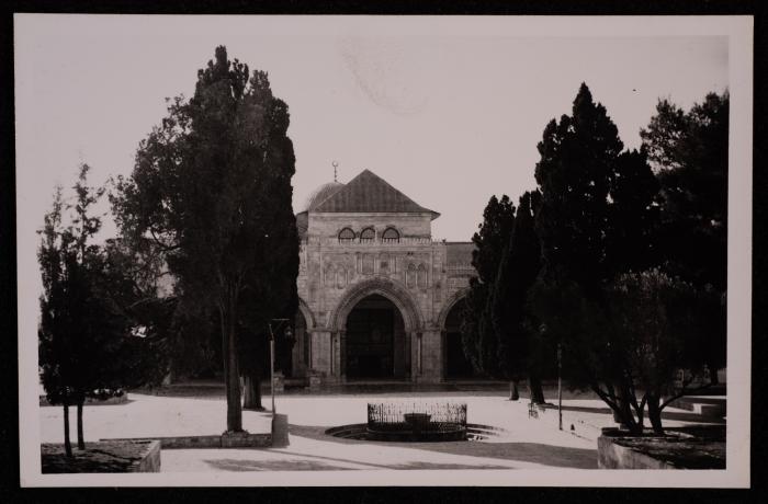 A Photograph of al-Aqsa Mosque in Jerusalem, by Yousef Albina, the 1920s -30s