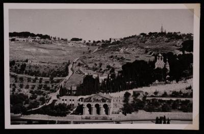 A Photograph of the Church of the Agony in Jerusalem, by Yousef Albina, the 1920s -30s 