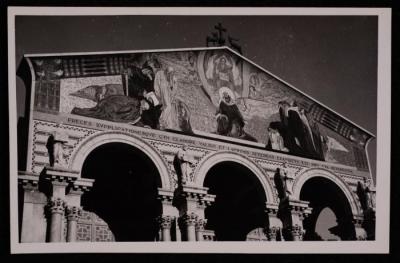 A Photograph of the Church of the Agony in Jerusalem, by Yousef Albina, the 1920s -30s 