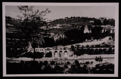 A Photograph of the Church of the Agony in Jerusalem, by Yousef Albina, the 1920s -30s