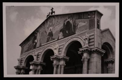 A Photograph of the Church of the Agony in Jerusalem, by Yousef Albina, the 1920s -30s 