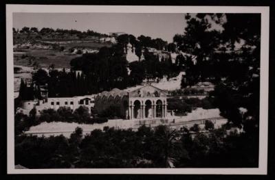 A Photograph of the Church of the Agony in Jerusalem, by Yousef Albina, the 1920s -30s 