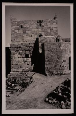 A Photograph Showing a Section of the Jerusalem Citadel Taken Between the 1920s and the 1930s
