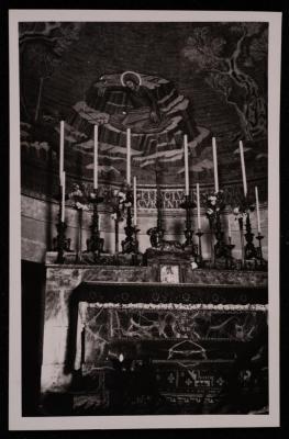 A Photograph of the Candlesticks Inside the Church of the Agony "Church of All Nations" in the Occupied City of Jerusalem Taken Between the 1920s and the 1930s 