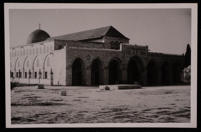 A Photograph of al-Aqsa Mosque in Jerusalem, by Yousef Albina, the 1920s -30s