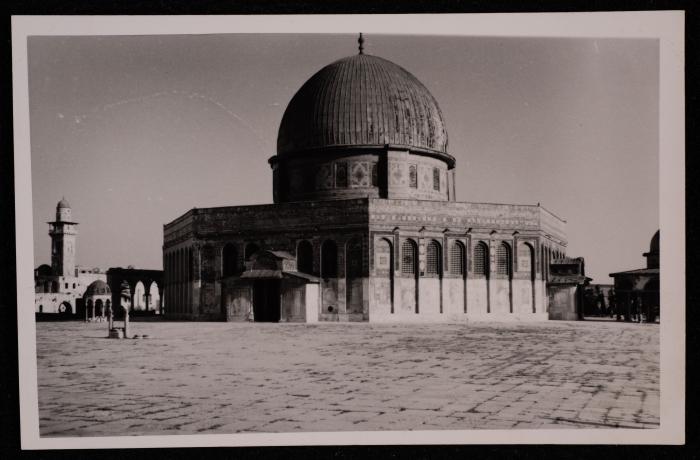 A Photograph of the Dome of the Rock in Jerusalem, by Yousef Albina, the 1920s -30s