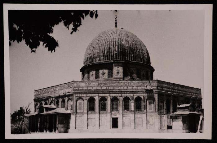 A Photograph of the Dome of the Rock in Jerusalem, by Yousef Albina, the 1920s -30s