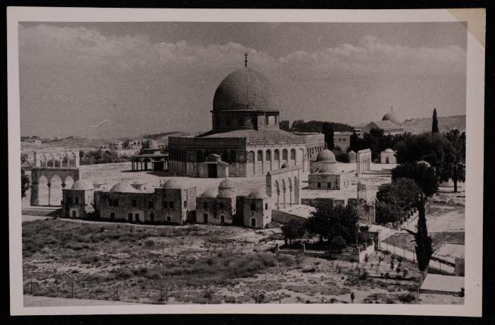 A Photograph of the Dome of the Rock in Jerusalem, by Yousef Albina, the 1920s -30s