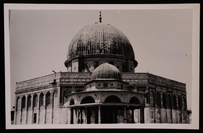 A Photograph of the Dome of the Rock in Jerusalem, by Yousef Albina, the 1920s -30s