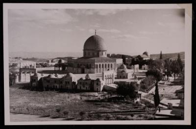 A Photograph of the Dome of the Rock in Jerusalem, by Yousef Albina, the 1920s -30s