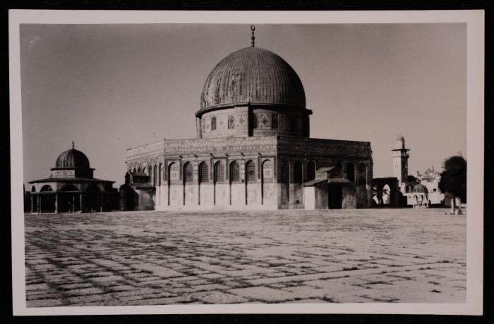 A Photograph of the Dome of the Rock in Jerusalem, by Yousef Albina, the 1920s -30s