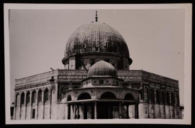 A Photograph of the Dome of the Rock in Jerusalem, by Yousef Albina, the 1920s -30s