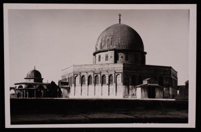 A Photograph of the Dome of the Rock in Jerusalem, by Yousef Albina, the 1920s -30s