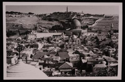 A Photograph of the Dome of the Rock in Jerusalem, by Yousef Albina, the 1920s -30s