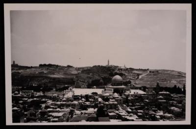 A Photograph of the Dome of the Rock in Jerusalem, by Yousef Albina, the 1920s -30s