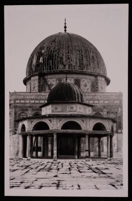 A Photograph of the Dome of the Rock and the Cupola of the Chain in  Jerusalem, by Yousef Albina, the 1920s -30s