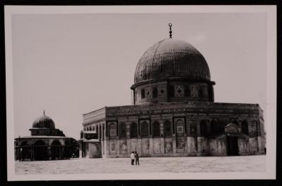 A Photograph of the Dome of the Rock in Jerusalem, by Yousef Albina, the 1920s -30s