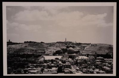 A Photograph of the Dome of the Rock in Jerusalem, by Yousef Albina, the 1920s -30s