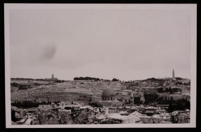 A Photograph of the Dome of the Rock in Jerusalem, by Yousef Albina, the 1920s -30s